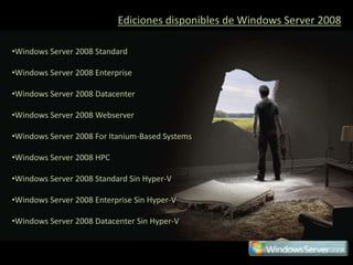 Consola del administrador del servidor.
