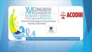 http://contacticacomunicaciones.com/contactica/19/121/congreso-acodin
 