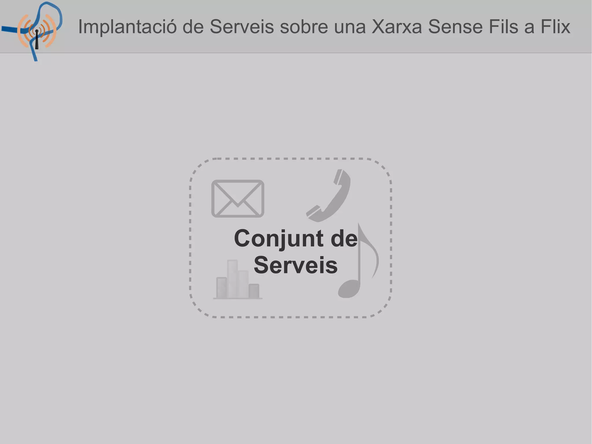 Conjunt de Serveis Implantació de Serveis sobre una Xarxa Sense Fils a Flix  
