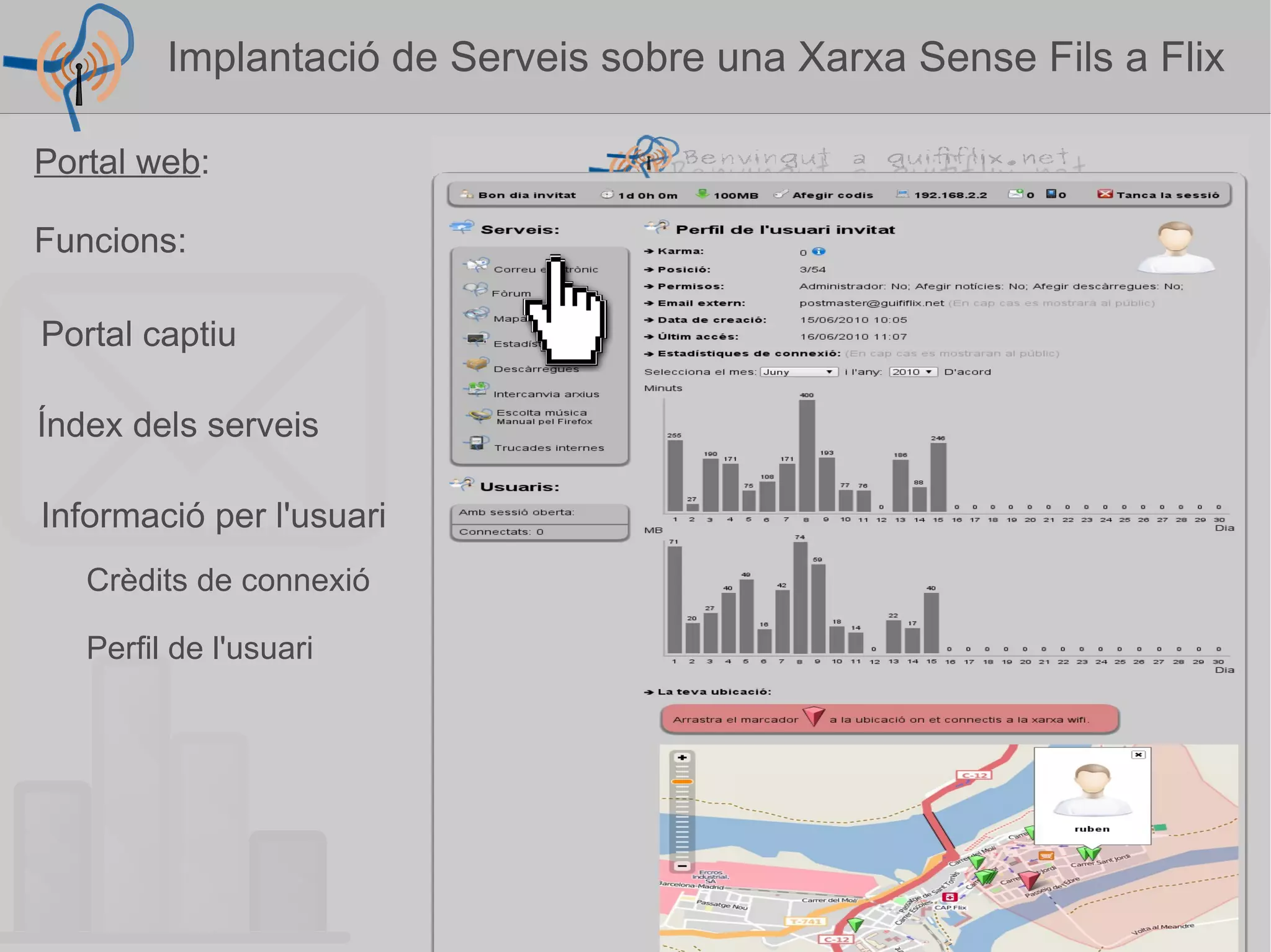 Portal de descàrregues Serveis amb llicències lliures adaptats al projecte Correu electrònic amb accés via web 