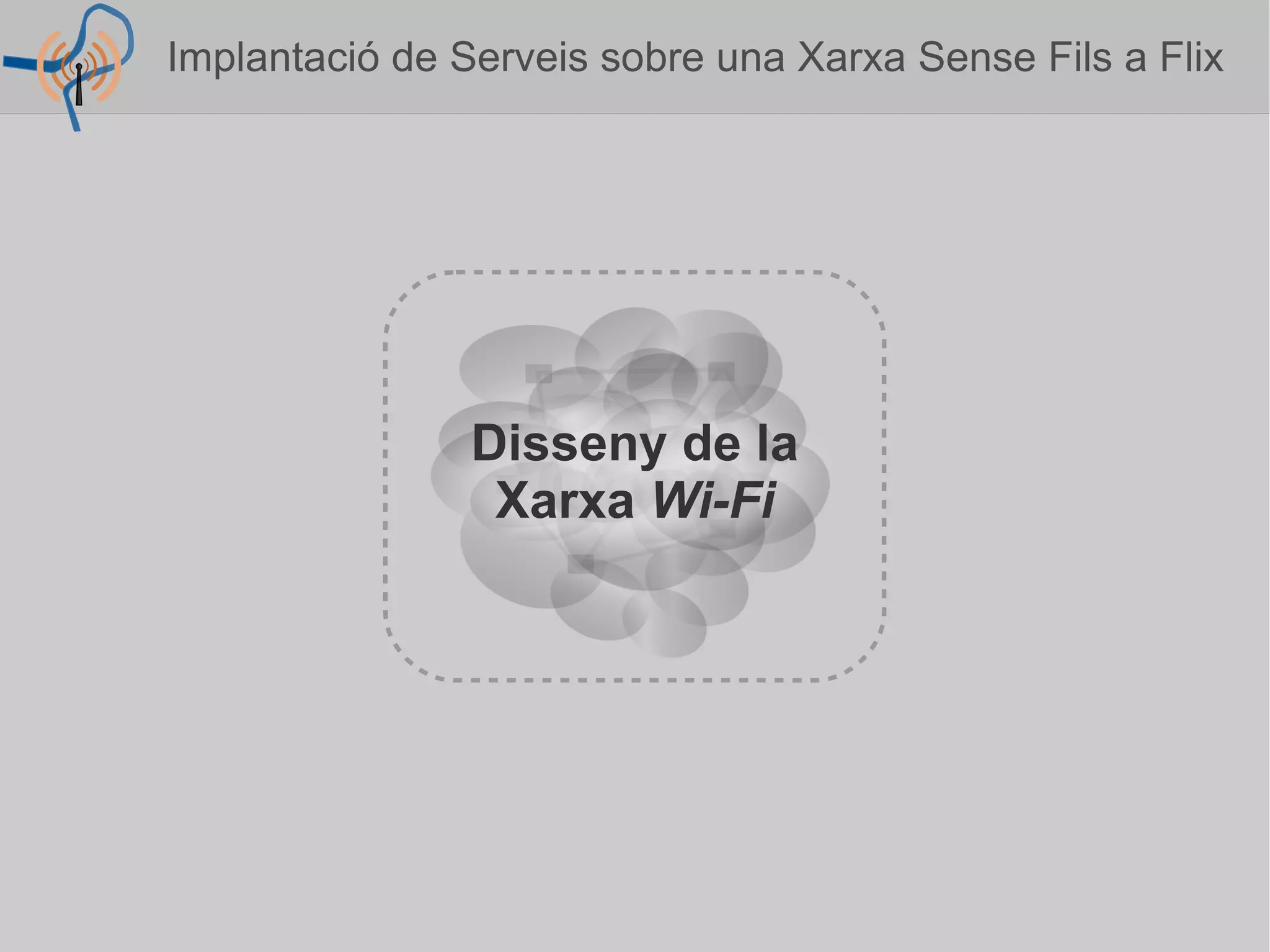Codi Font dels Portals : Fitxers JavaScript 1024 línies de codi Fitxers PHP 4051 línies de codi Fitxers HTML 400 línies de codi Fulles d'estil CSS 505 línies de codi Implantació de Serveis sobre una Xarxa Sense Fils a Flix  5980 línies de codi 