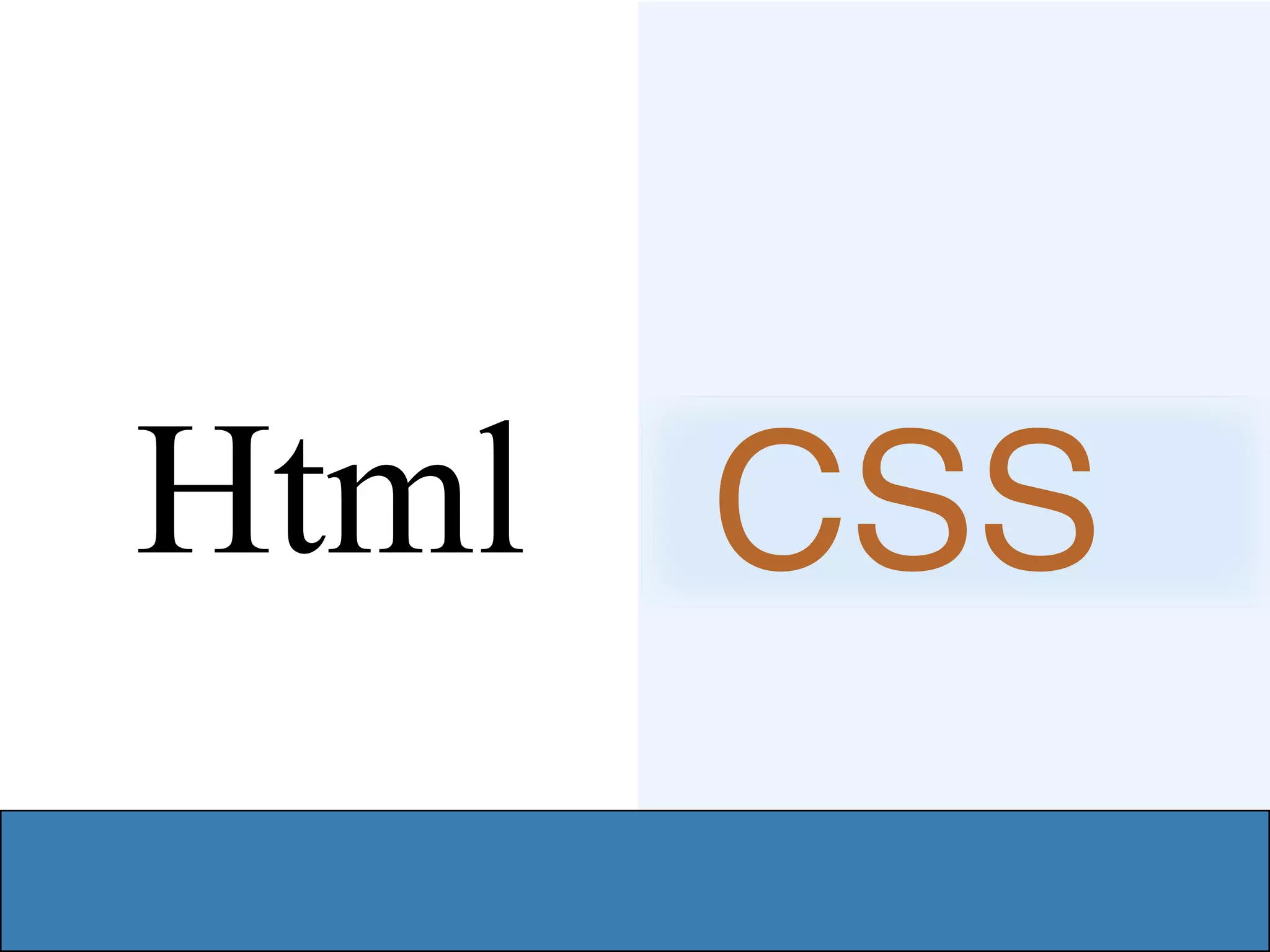 html y css