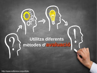 http://www.softimiza.co/portfolio
Utilitza diferents
mètodes d'avaluacióavaluació
 