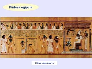 Pintura egípcia
Llibre dels morts
 