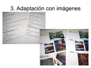 3. Adaptación con imágenes 