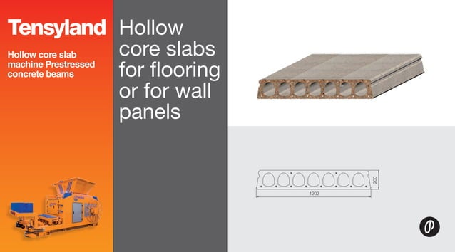 Hollow core slab machines - Concrete slabs & beams | PDF