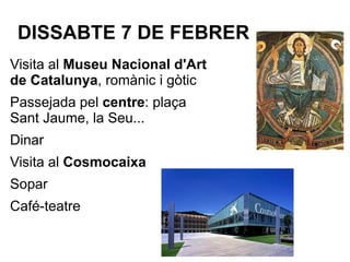 Presentacio  viatge  a Barcelona