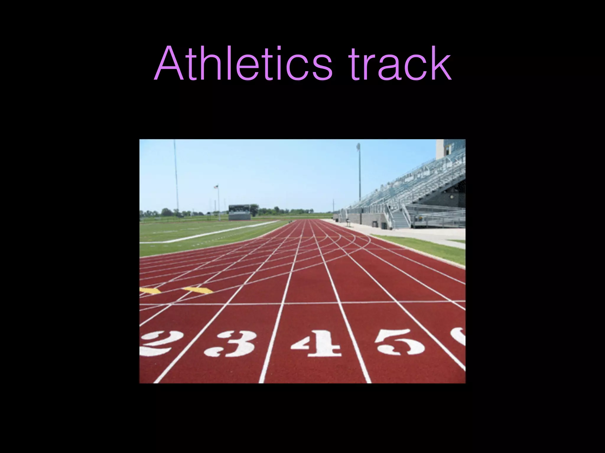 Athletics track