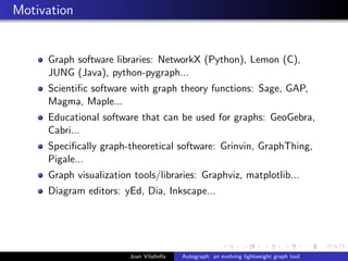 Autograph: an evolving lightweight graph tool | PDF