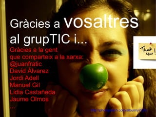 5- Participa en una comunitat  o xarxa docent http://www.symbaloo.com/ 