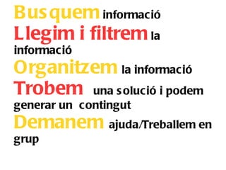 Busquem  informació 