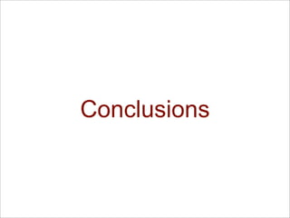 Conclusions
 