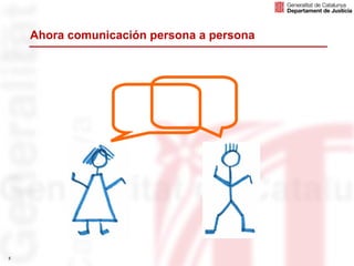 Ahora comunicación persona a persona




5
 