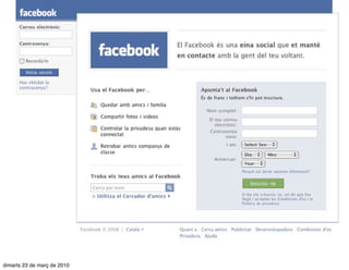 dimarts 23 de març de 2010
 