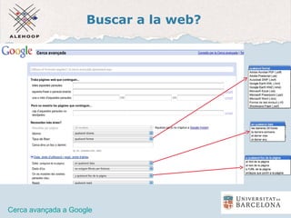 Buscar a la web?
Google
Cerca avançada a Google
 
