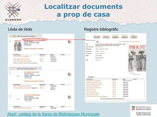 Localitzar documents
a prop de casa
Aladí
Aladí: catàleg de la Xarxa de Biblioteques Municipals
Llista de títols Registre bibliogràfic
35
 