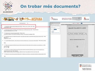 On trobar més documents?
Hispana
50
 