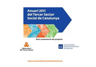 Breu presentació del projecte




www.anuaritercersectorsocial.cat
 