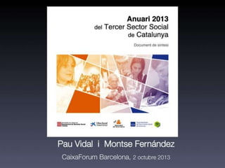Anuari 2013 del Tercer Sector Social de Catalunya