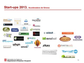 15
Start-ups 2013. Acceleradora de Girona
 