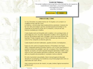 Presentacio Webquest comic en el Saló del còmic