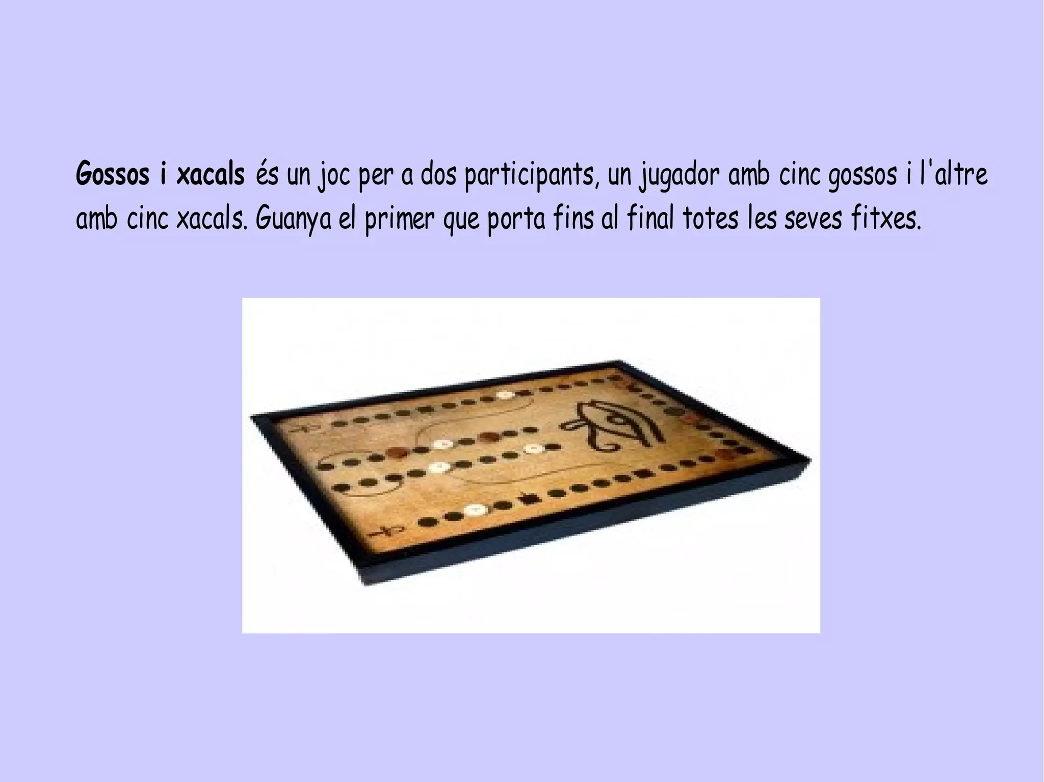 ELS JOCS A L'ANTIC EGIPTE 