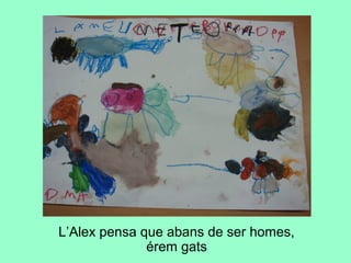 L’Alex pensa que abans de ser homes,
érem gats
 
