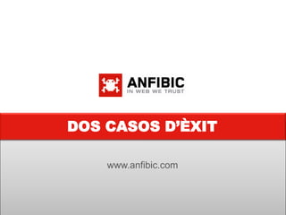 DOS CASOS D’ÈXIT

    www.anfibic.com
 