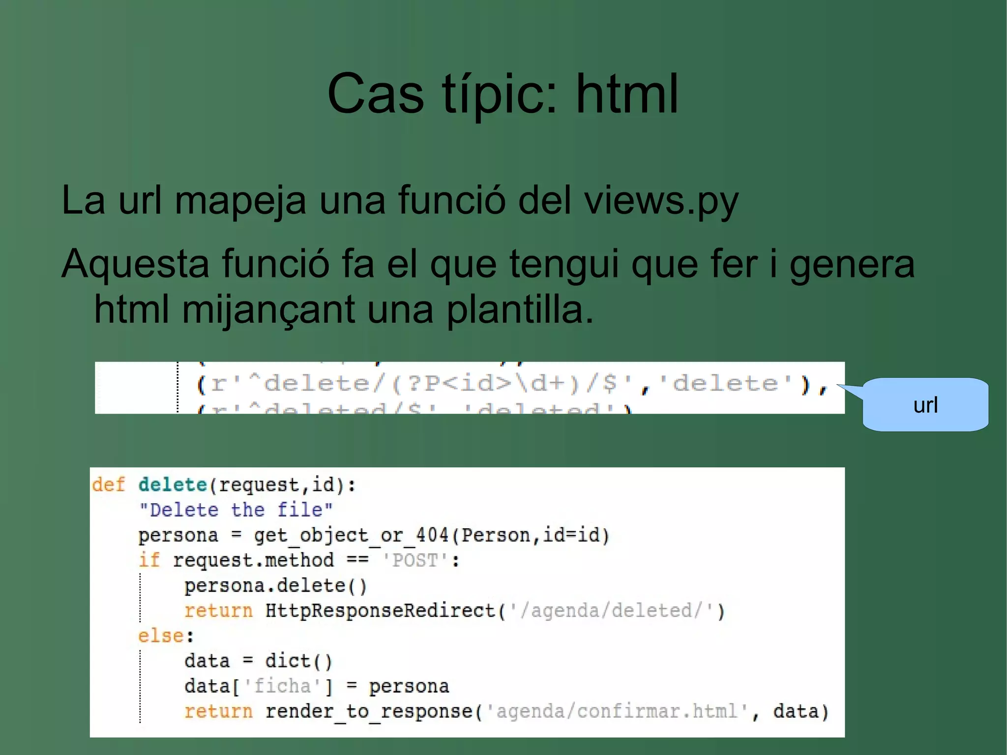 Serveix per començar Com començarem? appfusedjango Exemples de projectes 