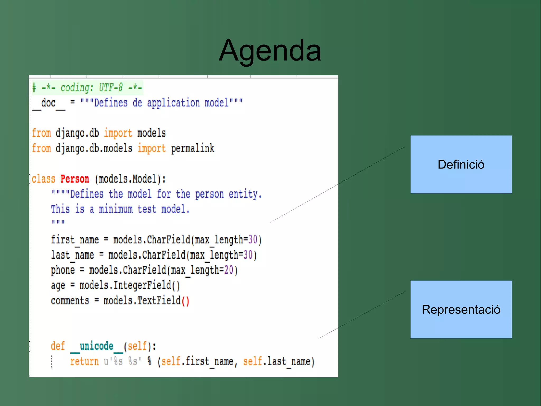 Executant els exemples copiar properties.py.template a properties.py 