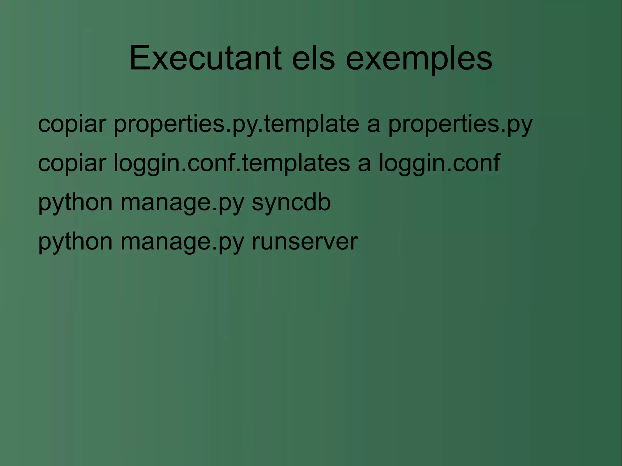 Administrador automàtic i personalitzable 