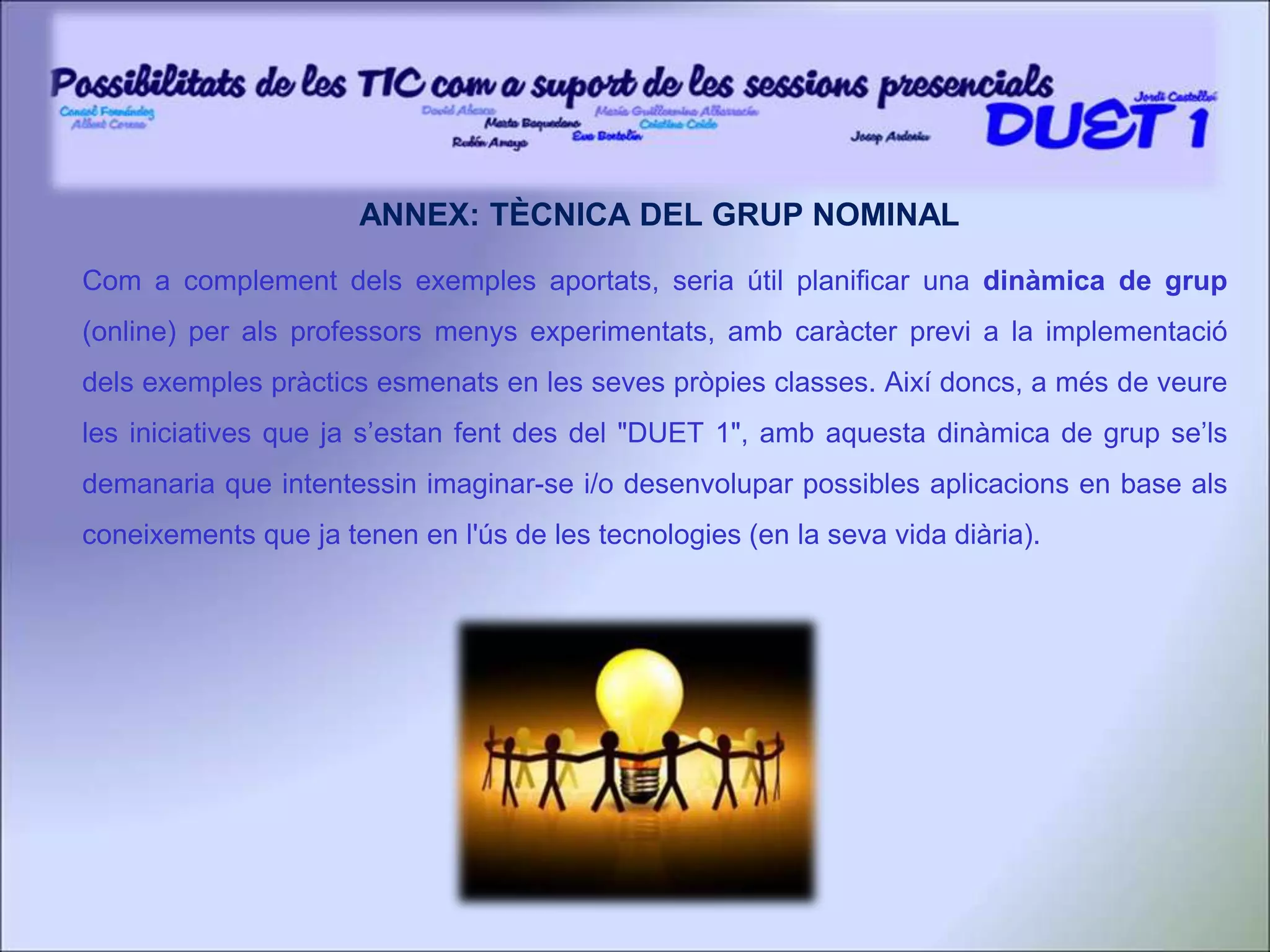 APLICACIONS QUE REQUEREIXEN CONNEXIÓ A LA XARXA - SINDICACIÓEn l’educació universitària, la sindicació o RSS és una eina molt senzilla i dinàmica per no experts, que permet la creació de comunitats, la subscripció a notícies i novetats de cada especialitat, publicacions i treballs científics, millorant la connectivitat entre investigadors. Com a recursos informatius ajuden a  la creació d’entorns d’aprenentatge fent més senzill el seu desenvolupament.La sindicació possibilita comunicar informació d’un tema concret i crear comunitats específiques, per intercanviar materials i recursos. Com per exemple en el màster d’Intel·ligència artificial, que es desenvolupa interdisciplinàriament amb altres universitats, fem servir la sindicació per compartir la informació sobre la investigació i publicacions que desenvolupen els estudiants amb les seves tesis de treball.