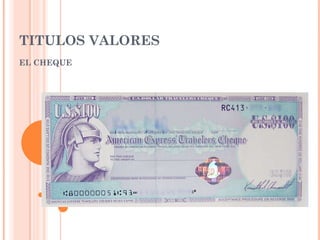 TITULOS VALORES ,[object Object]