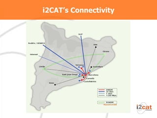 i2CAT’s Connectivity
 