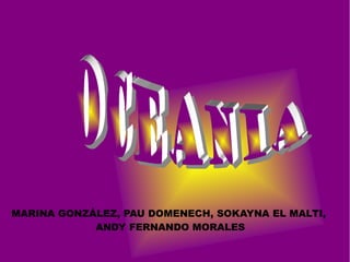 MARINA GONZÁLEZ, PAU DOMENECH, SOKAYNA EL MALTI,
ANDY FERNANDO MORALES
 