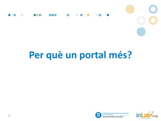 Per què un portal més?

2

 