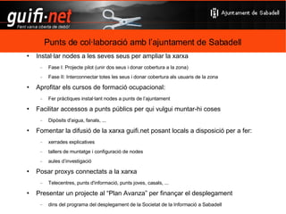 algunes instal·lacions 