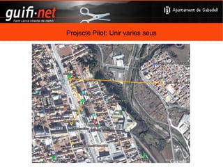 quins serveis hi ha a la xarxa ? + 2000 nodes funcionant la majoria entrellaçats  més de 80 serveis i continguts Portes d'accés a Internet Intercanvi d'arxius Telèfon Xat Càmeres, Correu, webs, ... 