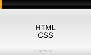 HTML CSS 