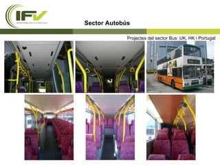 Projectes del sector Bus: UK, HK i Portugal Sector Autobús 