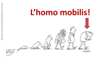 https://www.cartoonstock.com/directory/e/evolution_of_man.asp
L’homo mobilis!
 
