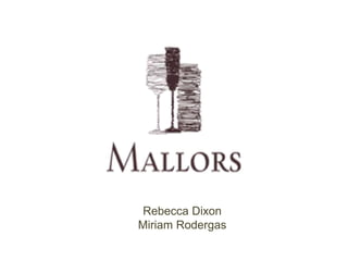 Rebecca Dixon
Miriam Rodergas
 