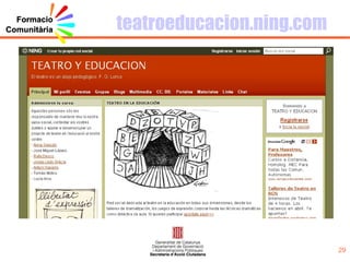 Grups permeten  treballar col·laborativament  segons els nostres interessos, participant a fòrums temàtics, compartint documents, difonent missatges.. 