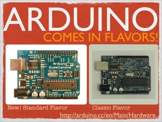 Open Hardware: Arduino #barcampmexico