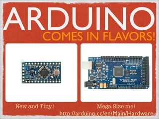 Open Hardware: Arduino #barcampmexico