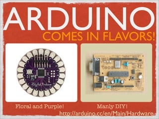 Open Hardware: Arduino #barcampmexico