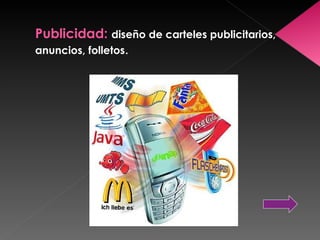 Publicidad:   diseño de carteles publicitarios, anuncios, folletos . 