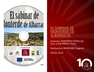 REHALDA Nº 19
2º SEMESTRE DE 2013
J. M. VILAR, Sobre la palabra refitolero
(‘entrometido’, ‘curioso’); J. GONZÁLEZ,
Memorias de un joven pastor (II); P. SAZ,
Sucedió hace un siglo en la Sierra de
Albarracín. Segundo semestre del año
1913; J. M. PALOMAR, El Archivo Municipal
de Torres: anotaciones históricas; J. M.
BERGES, El Vallecillo. Paisaje natural y
patrimonio inmaterial por descubrir; D.
GUILLOT, Gomphocarpus Physocarpus E.
Mey., una nueva especie alóctona en la
flora aragonesa, presente en la Sierra de
Albarracín; J. A. PERIS, Monterde de
Albarracín. Censo de las aves observadas
en el itinerario de transecto a través del río
Manzano, desde el puente de la población
hasta el final del Barranco de la Hoz.

 