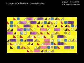 3º ESO IES. Mónico SánchezCurso 09/10Composición Modular  Unidireccional