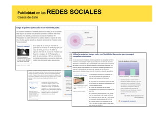 Publicidad en las   REDES SOCIALES
Casos de éxito
 